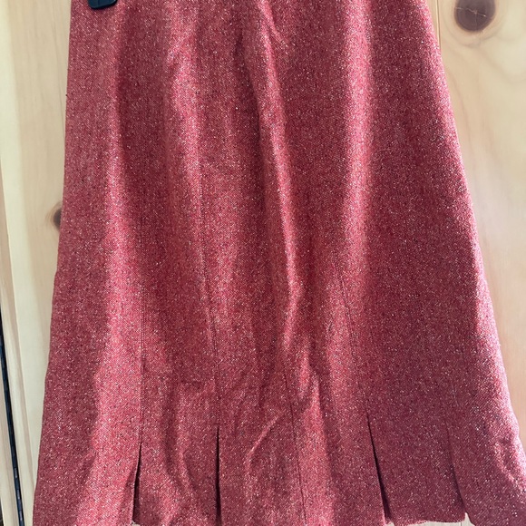 Talbots orange wool pencil skirt - Picture 1 of 2